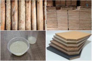 Glutinous rice plywood