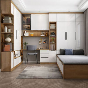 High glossy melamine face plywood for cabinet