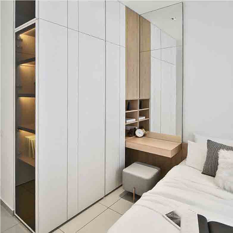 Apartment Wardrobe Use Gluetinous Rice Glue Plywood