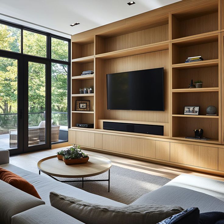 Fragrant Fir Blockboard used in Living Room Cabinet