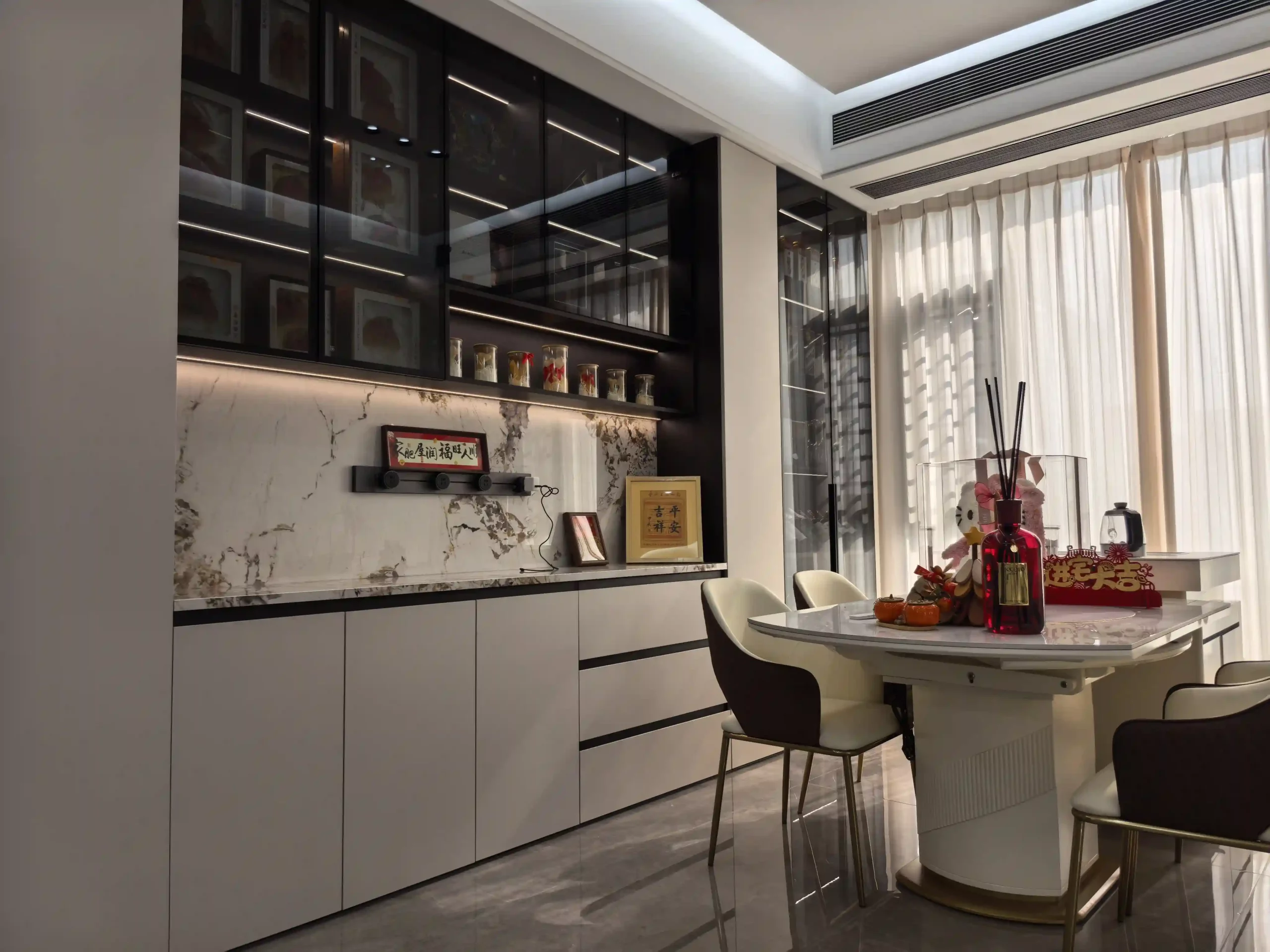 Plywood-application kitchen