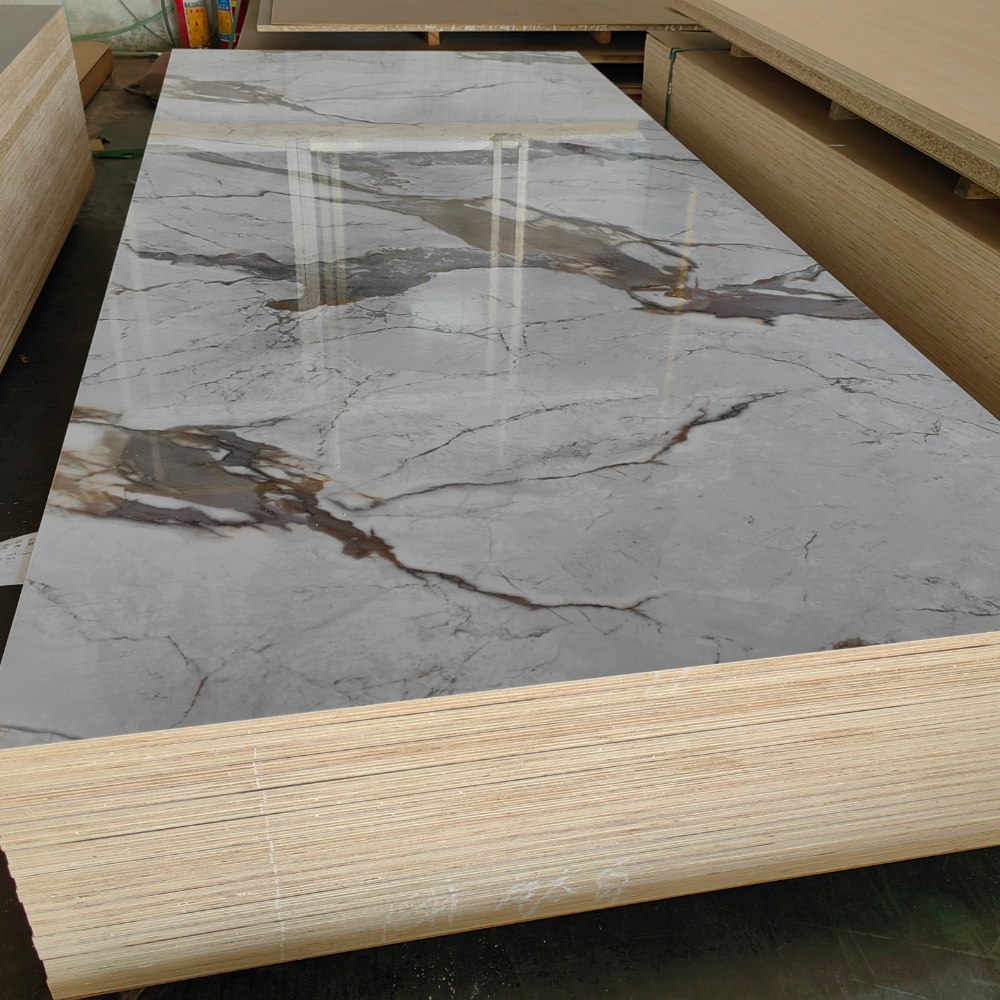 Marble Grain Laminated Plywood 18 mm
