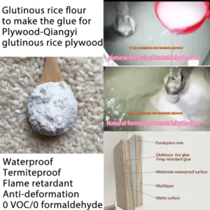 Glutinous rice plywood
