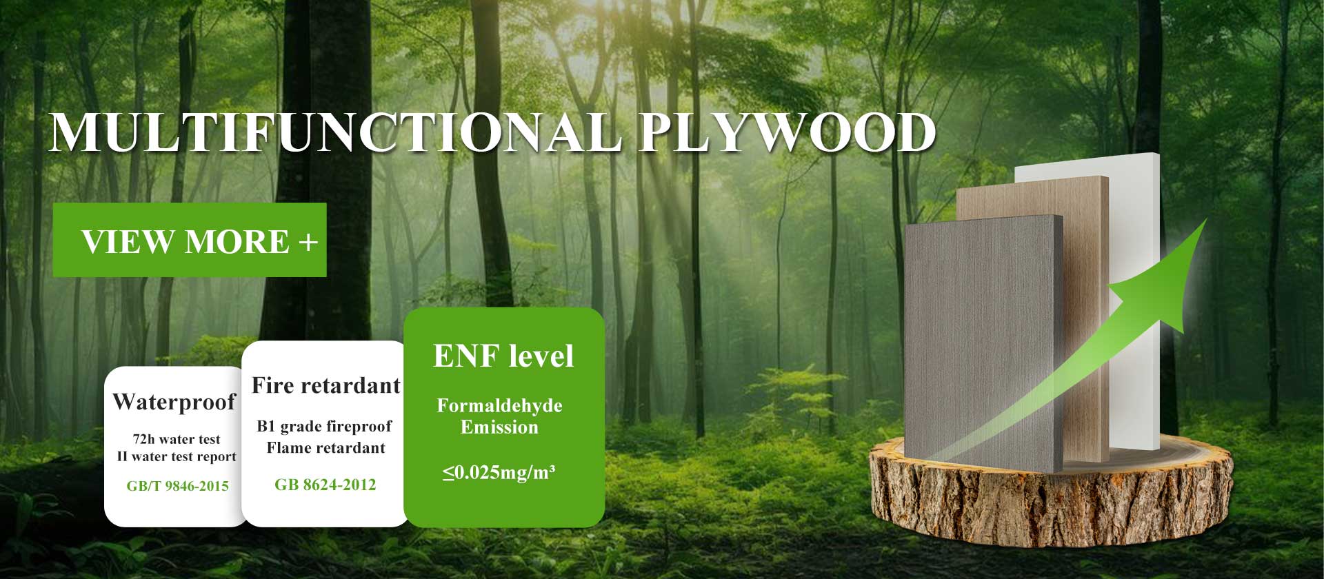 multifunctional glutinous rice plywood