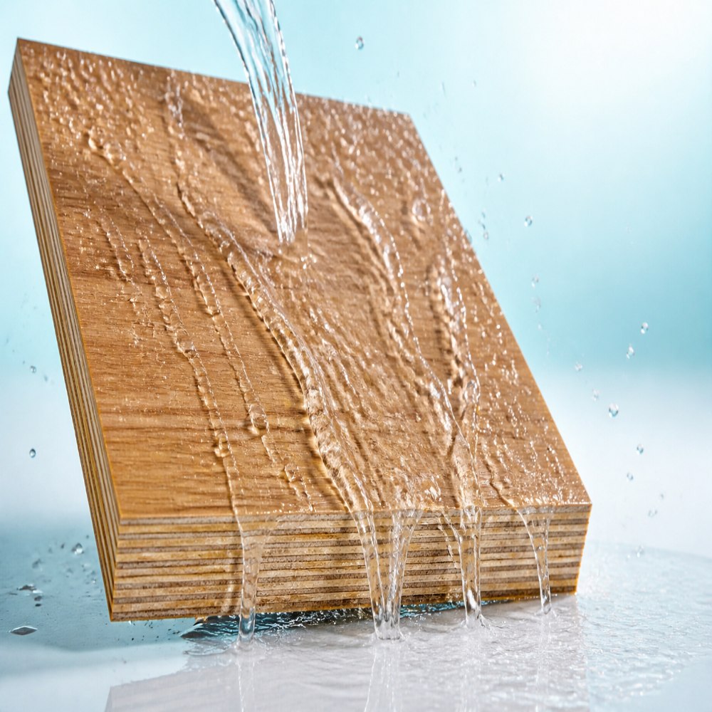 Glutinous rice plywood with wood grain face